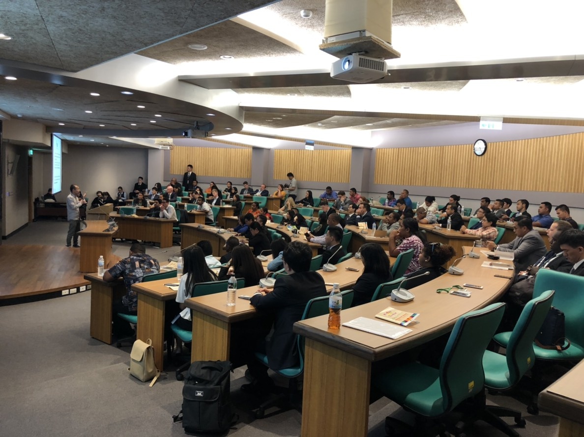 2018-11-15 The visit by the 2018 Ni-Hao Taiwan Camp for Future Leaders from the Asia-Pacific Region.