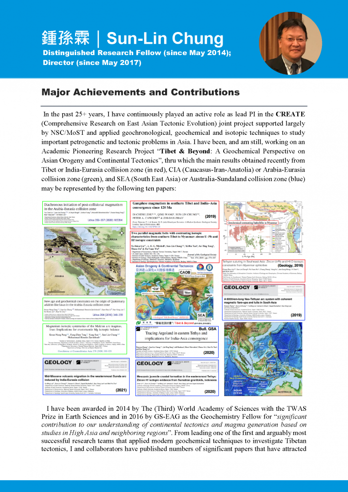 Major Achievements and Contributions