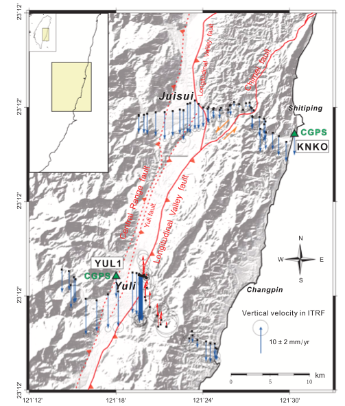Variable vertical movements and their deformation behaviors at convergent plate suture: 14-year-long (2004-2018) repeated measurements of precise leveling around middle Longitudinal Valley in eastern Taiwan