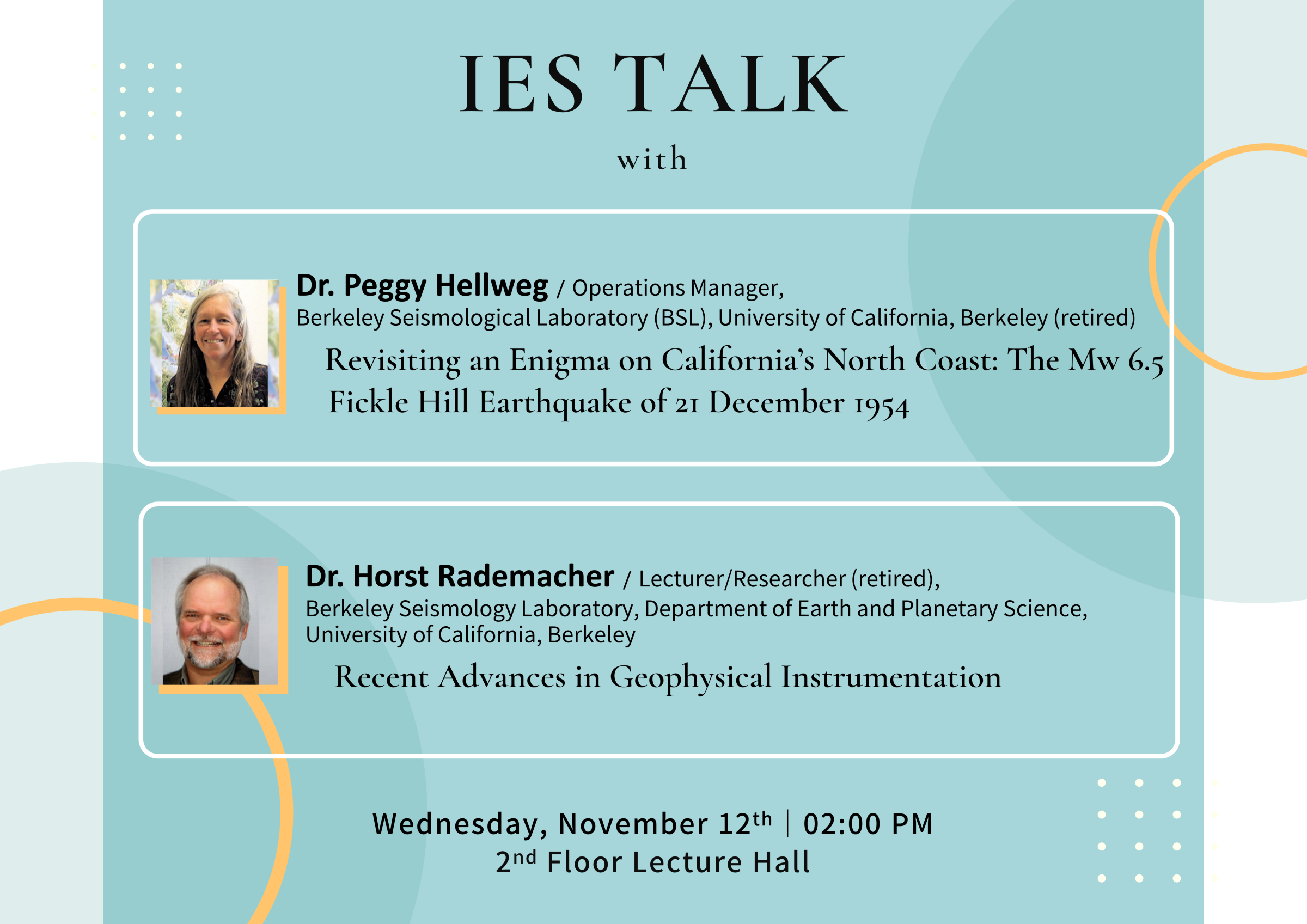 2025-11-12（週三）Dr. Peggy Hellweg & Dr. Horst Rademacher