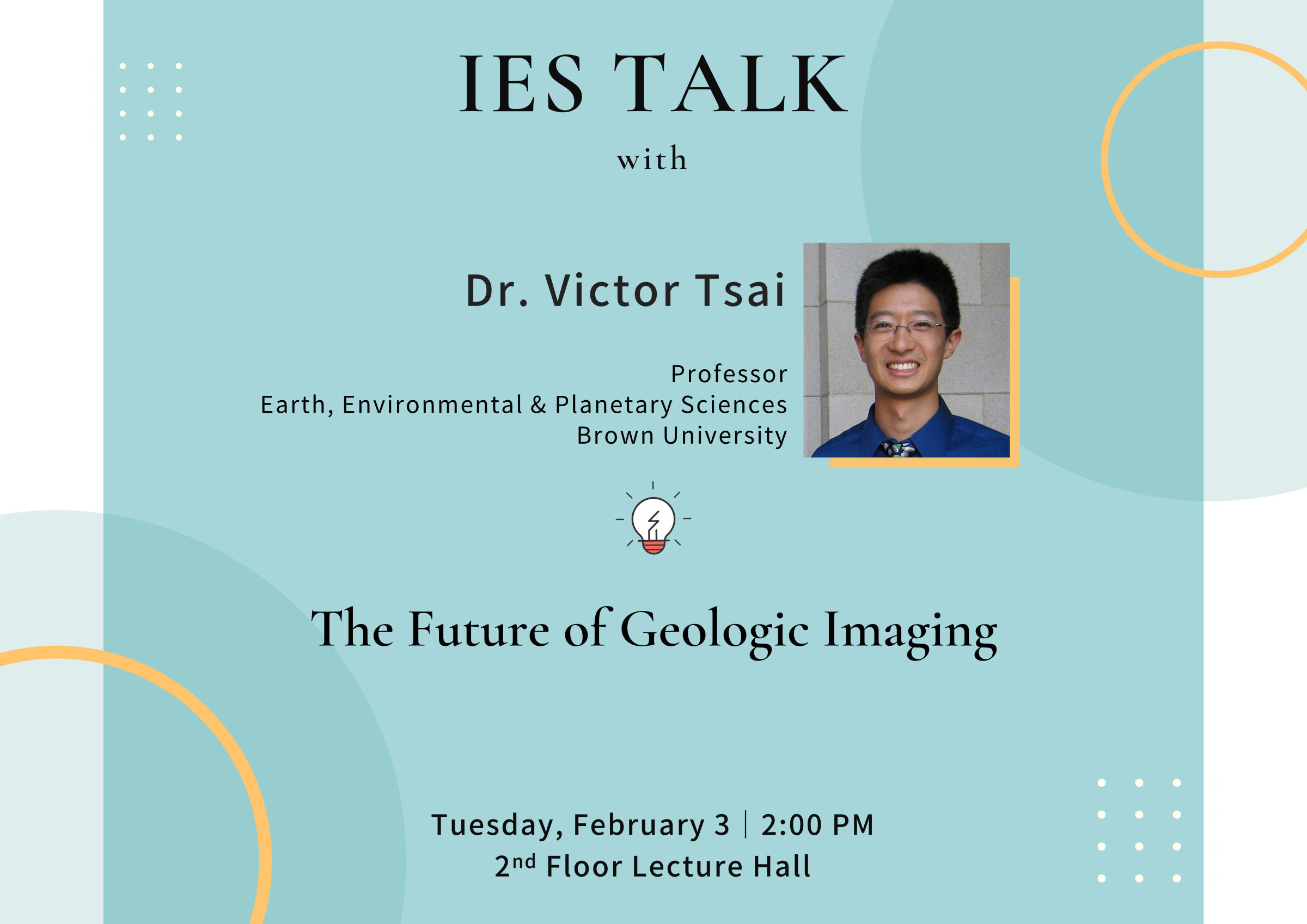 2026-02-03（Tue）Dr. Victor Tsai: The Future of Geologic Imaging