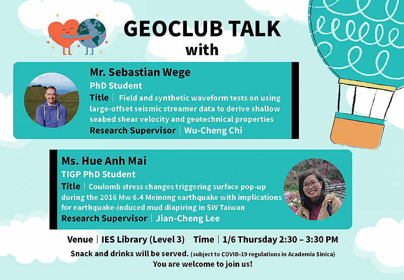 2022-01-06 (Thu) Geoclub｜Ms. Hue Anh Mai / Mr. Sebastian Wege