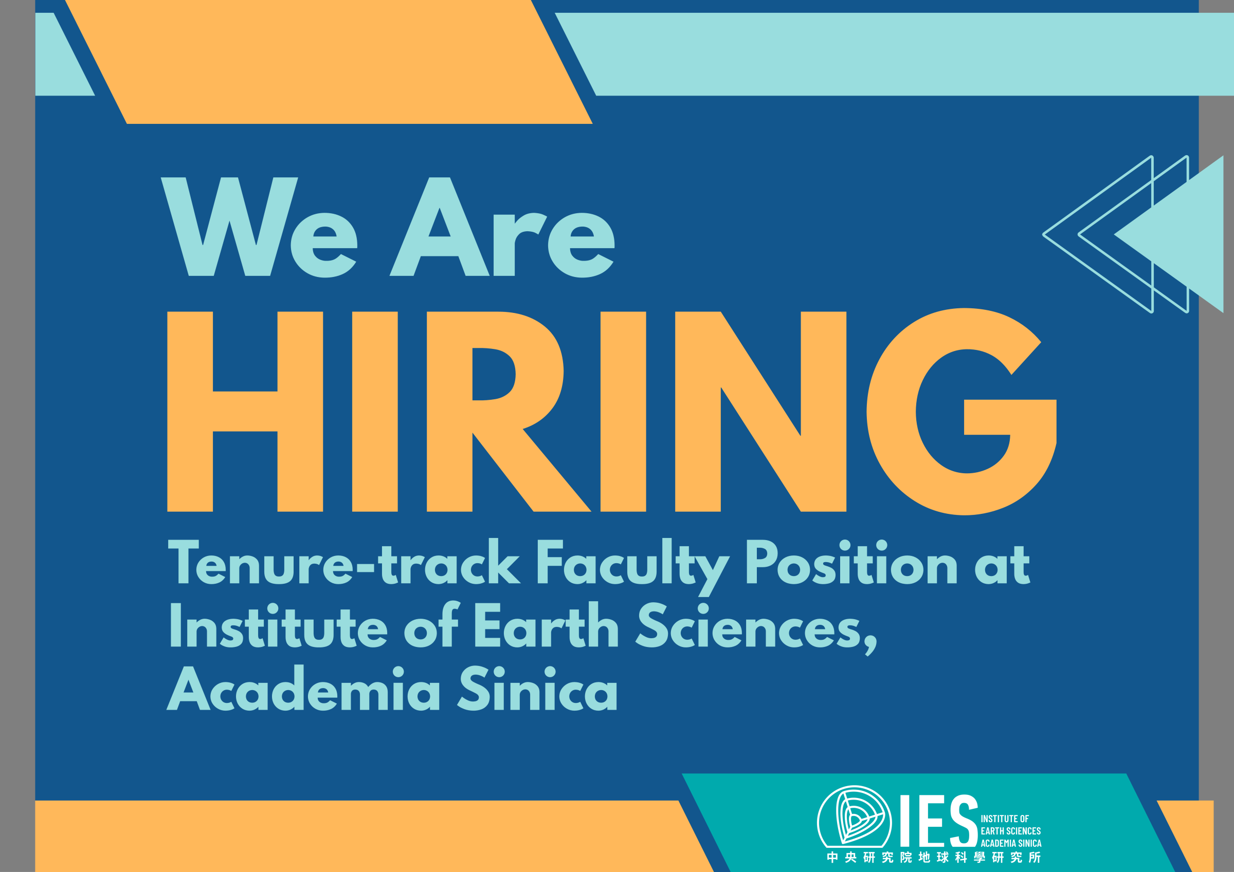 2024-09-03 Tenure-track Faculty Position in Earth Sciences (IES, AS)